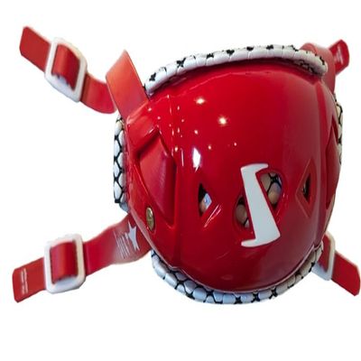 SportStar Victory T-Rex Hurricane Gel Football Chinstrap (Scarlet Red, S/M)