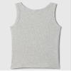 GAP Girls Ribbed High Neck Tank Light Heather Grey XL view 2
