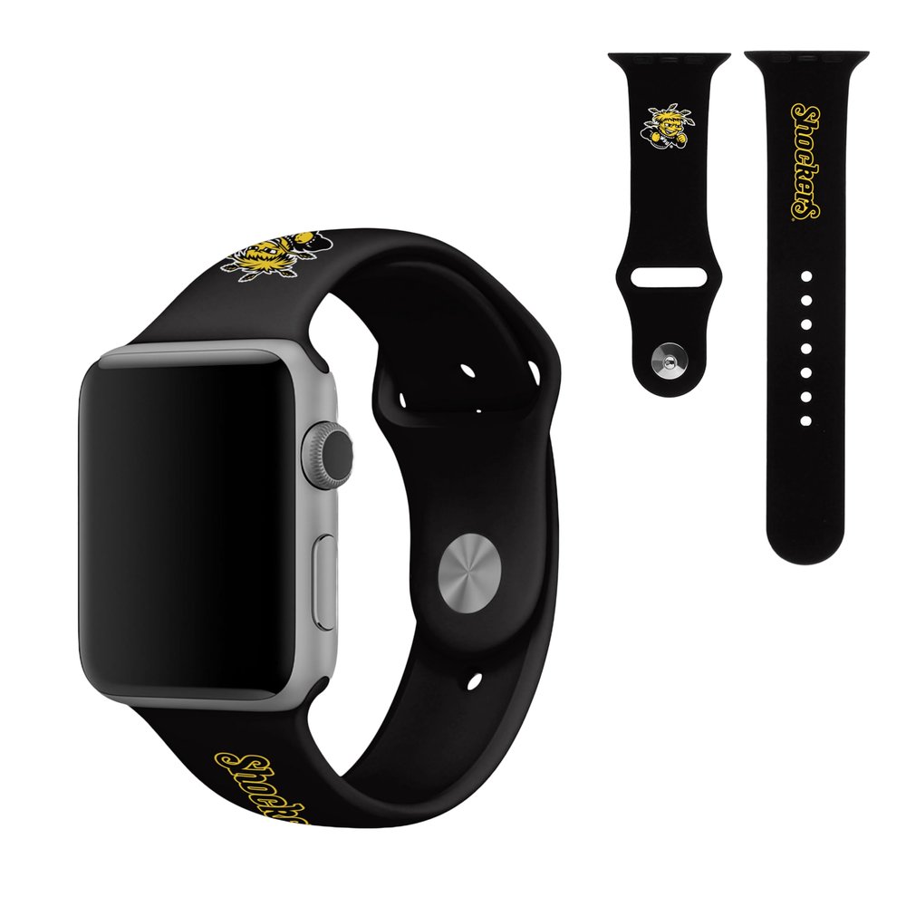 SOAR NCAA Silicone Watch Band 42mm, Wichita State Shockers
