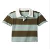GAP Baby Boys Short Sleeve Rugby Tee Olive Night 19-0515Tcx 18-24M view 1