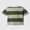 GAP Baby Boys Short Sleeve Rugby Tee Olive Night 19-0515Tcx 18-24M view 2