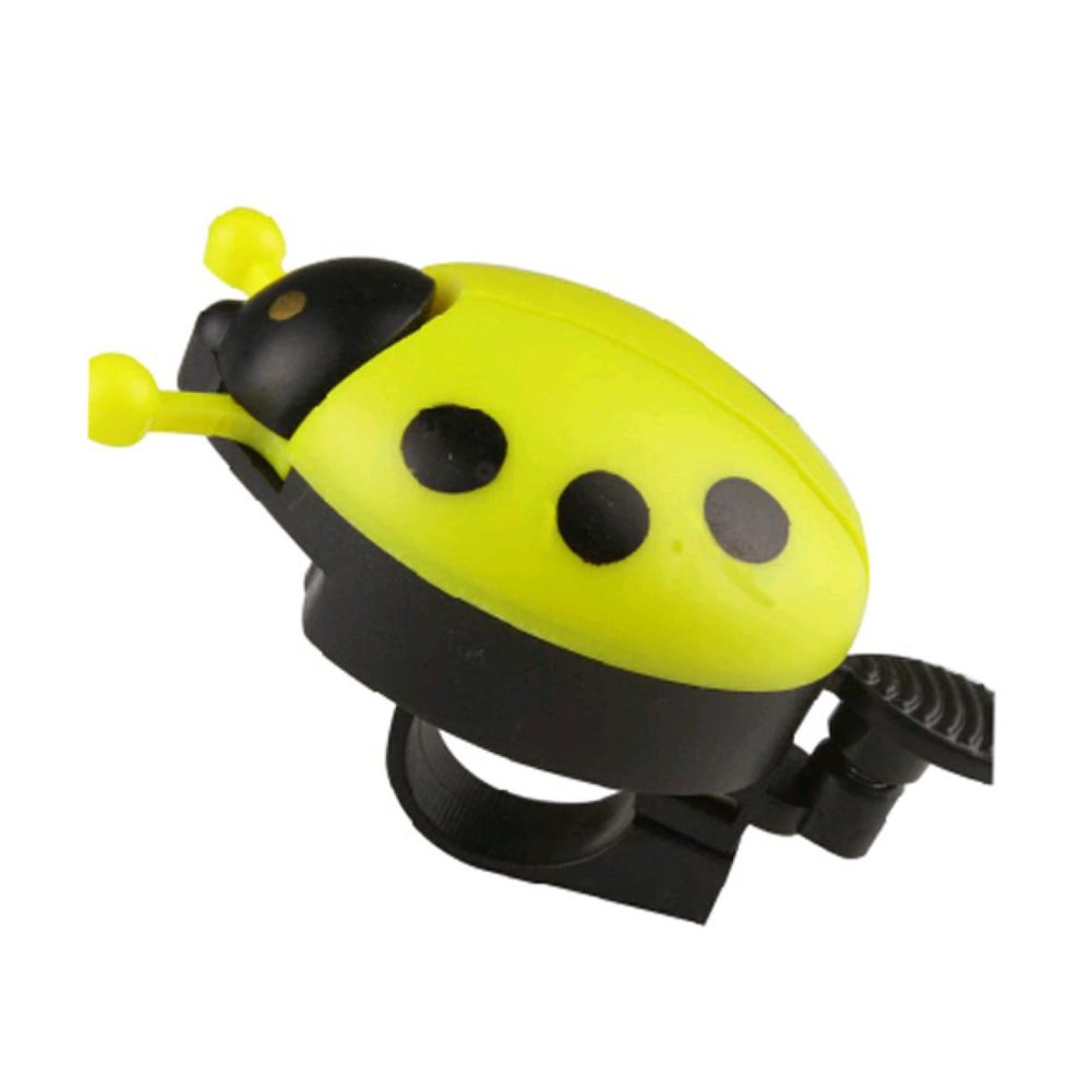 BESPORTBLE Ladybug Bicycle Bell Yellow Boys and Girls Bike Horn Handlebar Ring Easy to Use Random Color