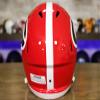 Georgia Bulldogs Replica Display Football Helmet + US Flag Helmet Decal - Green Gridiron view 3