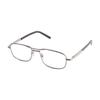 ICU Eyewear DDE Men's Reader Glasses, Silver, +1.25 view 1