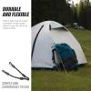 BESPORTBLE Outdoor Camping Hook Straps 5pcs Buckle Strap Multi-use Hook Ropes for Kayak Tie Down view 2