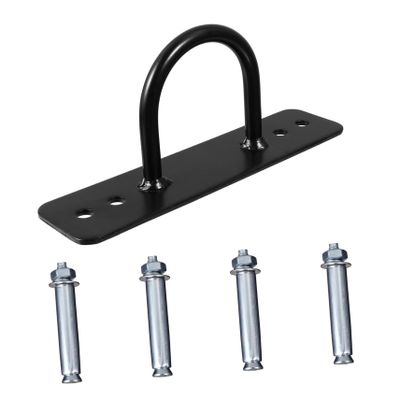 Sosoport 1set Rope Fixator Wall Ceiling Mount Anchor Bracket for Gym and Home Fitness Includes Hook and Expansion Screws and Easy to Install
