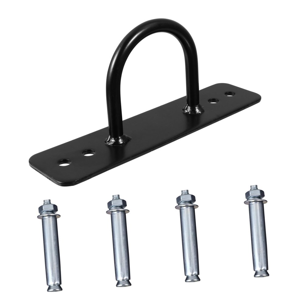 Sosoport 1set Rope Fixator Wall Ceiling Mount Anchor Bracket for Gym and Home Fitness Includes Hook and Expansion Screws and Easy to Install