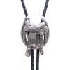 ARTICAL HEART Vintage Silver Saddle Horseshoe Cowboy Cowgirl Bolo Tie view 1
