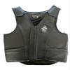 EPT Leather Bull Riding Vest - Black Leather EPT Brand - Adult Size (Large) view 1