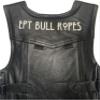 EPT Leather Bull Riding Vest - Black Leather EPT Brand - Child Youth Sizes (Child Youth Medium) view 3