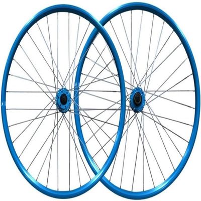 Mountain Bike Wheelset 26" Disc Brake Rims Bicycle Wheel Pair Road Bike Wheels Mountain Bike Quick Release Wheelset (Color : Blue, Size : 26'')