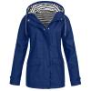 Lxitoler Rain Coats Women Plus Size Lightweight Windbreaker Windproof Waterproof Rain Jackets with Hood and Pockets view 1