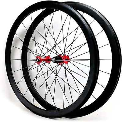 Cycling Wheels, Aluminum Hub Brakes C/V for Front and Rear Wheels of Road Bicycles, Suitable for Speeds of 7/8/9/10/10/11