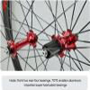 Cycling Wheels, Aluminum Hub Brakes C/V for Front and Rear Wheels of Road Bicycles, Suitable for Speeds of 7/8/9/10/10/11 view 3