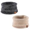 Bamery Winter Baby Boys Scarf Cotton Girls Neck Warmer Autumn Warm Knitted Scarves for Toddler Kids (2PCS-B) view 1