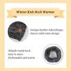 Bamery Winter Baby Boys Scarf Cotton Girls Neck Warmer Autumn Warm Knitted Scarves for Toddler Kids (2PCS-B) view 4