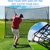 Amazgolf Golf Net,10Ft,15Ft,20Ft,25Ft Golf Practice Net,Sports Practice Barrier Net, Heavy Duty Ball Netting Golf Hitting Net, DIY Ball Net,Baseball Net Hockey Net and Chipping Net (10 * 30ft) view 3