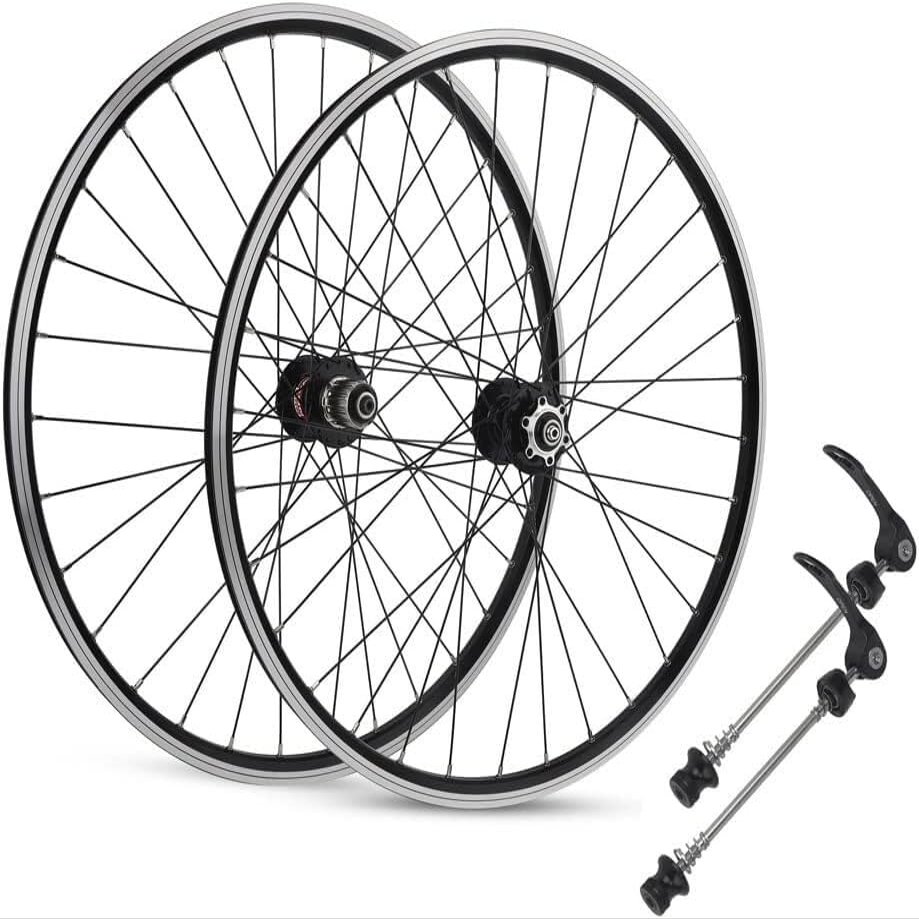 Bicycle Wheel Quick Release Hub 32H Mountain Bike Wheel Set 27.5 "Rim Disc Brake Suitable for 7, 8, 9, 10, 11, 12 Speeds
