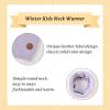 Bamery Winter Baby Boys Scarf Cotton Girls Neck Warmer Autumn Warm Knitted Scarves for Toddler Kids (2PCS-A) view 4