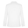 Hularka Kids Boys Long Sleeve Formal Blazer Coat Single Breasted Gentleman Suit Jacket Outerwear for Wedding Party White 10 Years view 2