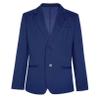 Hularka Kids Boys Long Sleeve Formal Blazer Coat Single Breasted Gentleman Suit Jacket Outerwear for Wedding Party Navy Blue 12 Years view 1