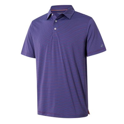 Boys Golf Polo Shirts Short Sleeve Dry Fit Moisture Wicking Casual Sport Striped Golf Shirts for Boys Kids Youth