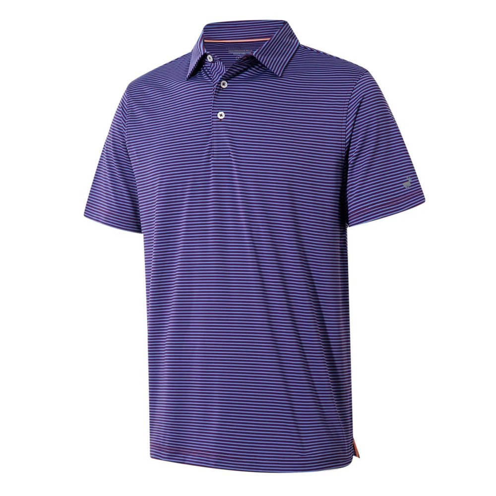 Boys Golf Polo Shirts Short Sleeve Dry Fit Moisture Wicking Casual Sport Striped Golf Shirts for Boys Kids Youth