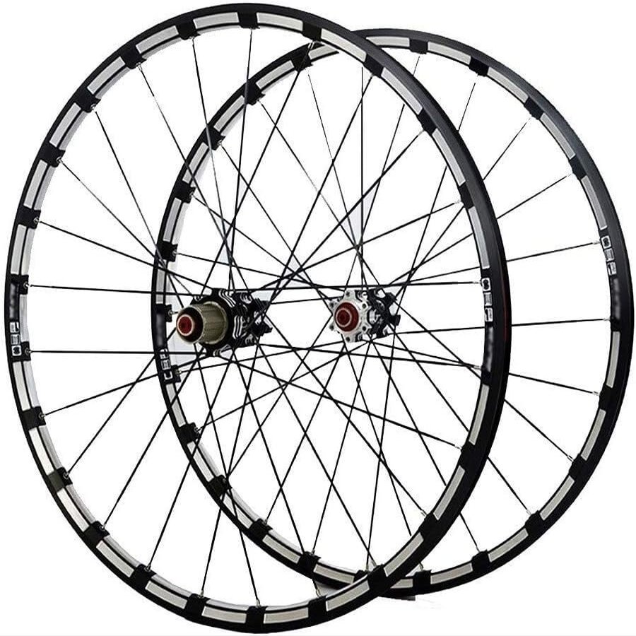 Bicycle Front and Rear Wheels 27.5 Inch MTB Bicycle Wheelset Carbon Fibre Hubs Disc Brakes Quick Release 9 1011 Speed