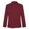 Hularka Kids Boys Long Sleeve Formal Blazer Coat Single Breasted Gentleman Suit Jacket Outerwear for Wedding Party Burgundy 4 Years view 2