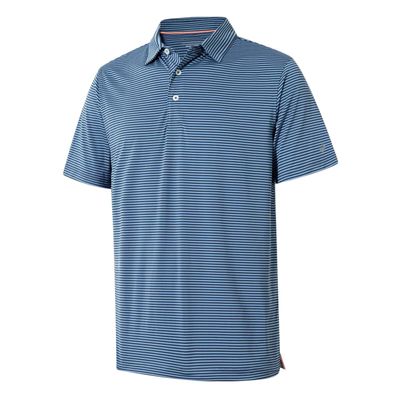 Golf Shirts for Boys Short Sleeve Moisture Wicking Dry Fit Performance Sport Striped Kids Youth Boys Polo Shirts