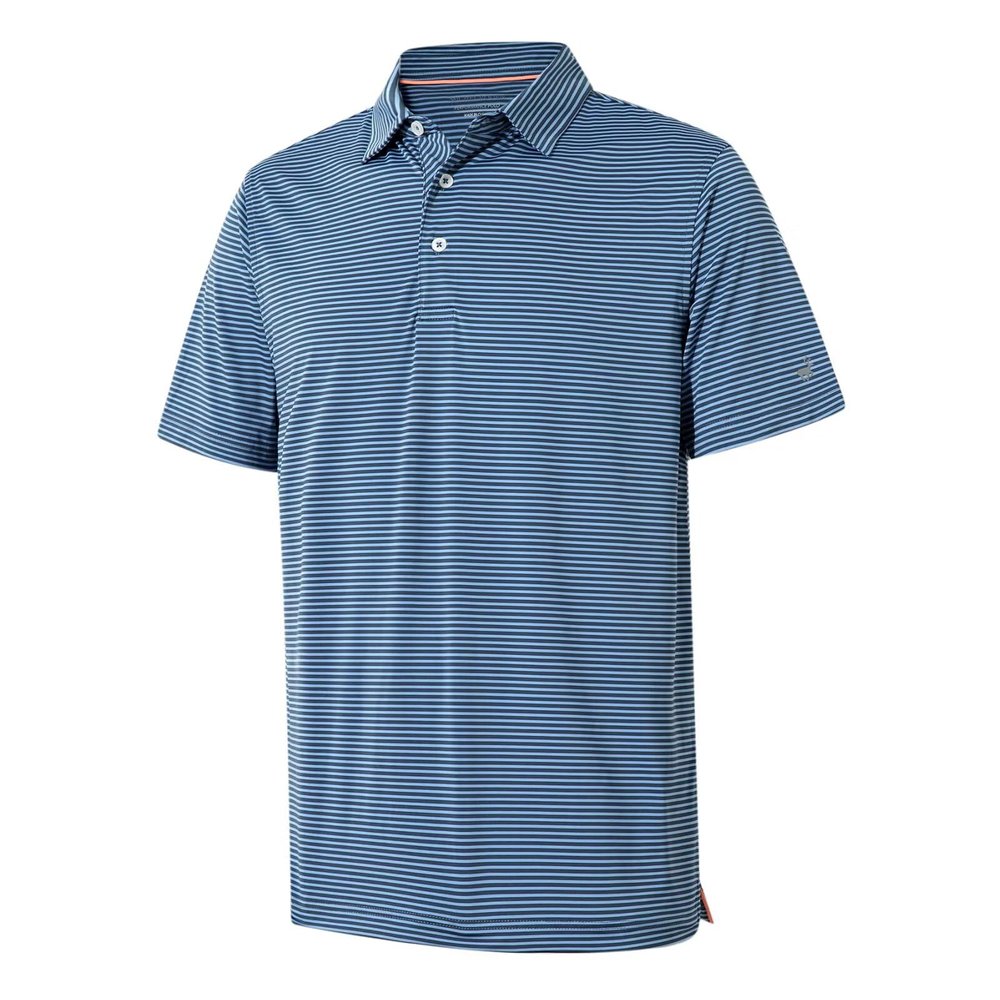 Golf Shirts for Boys Short Sleeve Moisture Wicking Dry Fit Performance Sport Striped Kids Youth Boys Polo Shirts