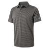 Boys Polo Shirts Dry Fit Moisture Wicking Casual Sport Short Sleeve Golf Polo Shirts for Boys Kids Youth Black Stripe view 1