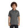 Boys Polo Shirts Dry Fit Moisture Wicking Casual Sport Short Sleeve Golf Polo Shirts for Boys Kids Youth Black Stripe view 2