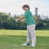 Boys Polo Shirts Dry Fit Moisture Wicking Casual Sport Short Sleeve Golf Polo Shirts for Boys Kids Youth Black Stripe view 3