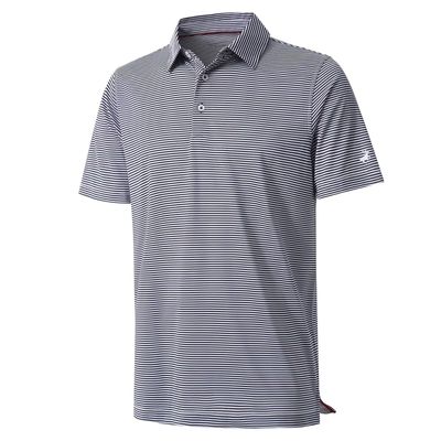 Boys Golf Polo Shirts Short Sleeve Dry Fit Moisture Wicking Casual Sport Striped Golf Shirts for Boys Kids Youth