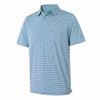 Boys Golf Polo Shirts Short Sleeve Dry Fit Moisture Wicking Casual Sport Striped Golf Shirts for Boys Kids Youth view 1