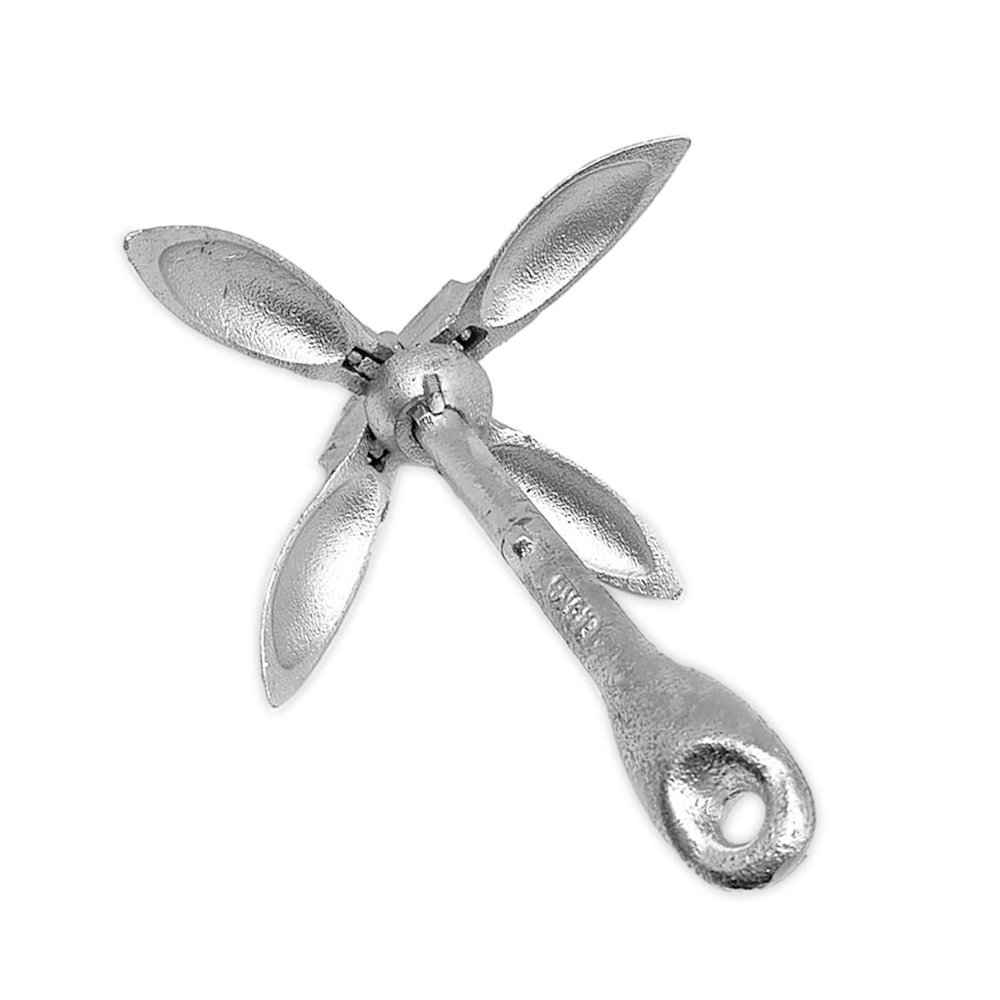 Boat Folding Grapnel Anchor Boat Anchor 316 Stainless Steel Docking Hardware for Boat Marine Yacht  Multiple Sizes