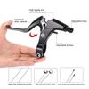 Complete Universal Bike Brakes Set, Front and Rear Bike MTB Brake Inner and Outer Cables and Brake Lever Kit for Mountain Bikes Road Bikes(Silver) view 2