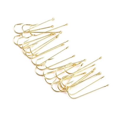Fishing Hook 100 Pcs Long Shank Gold Fishing Hooks Fresh Water Living Baits Hook Fish Jig Hooks Fish Fishing Tackle Hook Fishing Pliers (Color : 6)