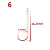 Fishing Hook 100 Pcs Long Shank Gold Fishing Hooks Fresh Water Living Baits Hook Fish Jig Hooks Fish Fishing Tackle Hook Fishing Pliers (Color : 6) view 2