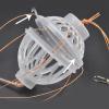 HARAY Fishing Hook 1 Pcs Explosion Hook Fishing Hooks Set Outdoor Baits Cage Basket Feeder Holder Fishhook Carp Accessories Tools Fishing Pliers (Size : 10#) view 4