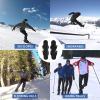 Mini Short Ski Skates for Snow,Mini Short Ski Skates for Snow,Adjustable Short Mini Ski Skates,Short Snowskates Snowblades Skiboards for Winter Sport Skiing Equipment view 4