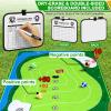 52HZ 6x5Ft Chipping Game Mat, Battle Royale Golf Game Set with Hitting Mat, 20 Grip Balls, Golf Games for Adults & Family, Indoor/Outdoor view 4