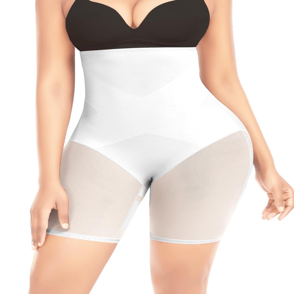 Ganado Tummy Control Shapewear Shorts for Women High Waist Underwear Body Shaper Stomach Shapewear Slip Shorts Under Dresses