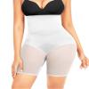 Ganado Shapewear Tummy Control Shorts for Women Cross Design High Waisted Underwear Body Shaper Stomach Shapewear view 1