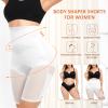 Ganado Shapewear Tummy Control Shorts for Women Cross Design High Waisted Underwear Body Shaper Stomach Shapewear view 4