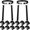 Peryiter Player Flag Football Belt, Black, 12 Set view 1