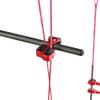 Archery Cable Slide String Splitter Roller, Aluminum Alloy Glide (Red) view 1