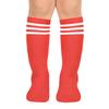 Benefeet Sox Orange Toddler Soccer Socks Three Striped Kids Soccer Socks Knee High Long Tube Colorful Neon Solid Cotton Girls Youth Sport Softball Baseball Sock view 1