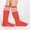 Benefeet Sox Orange Toddler Soccer Socks Three Striped Kids Soccer Socks Knee High Long Tube Colorful Neon Solid Cotton Girls Youth Sport Softball Baseball Sock view 2